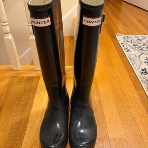 Hunter boots Blue Sz 6 women’s